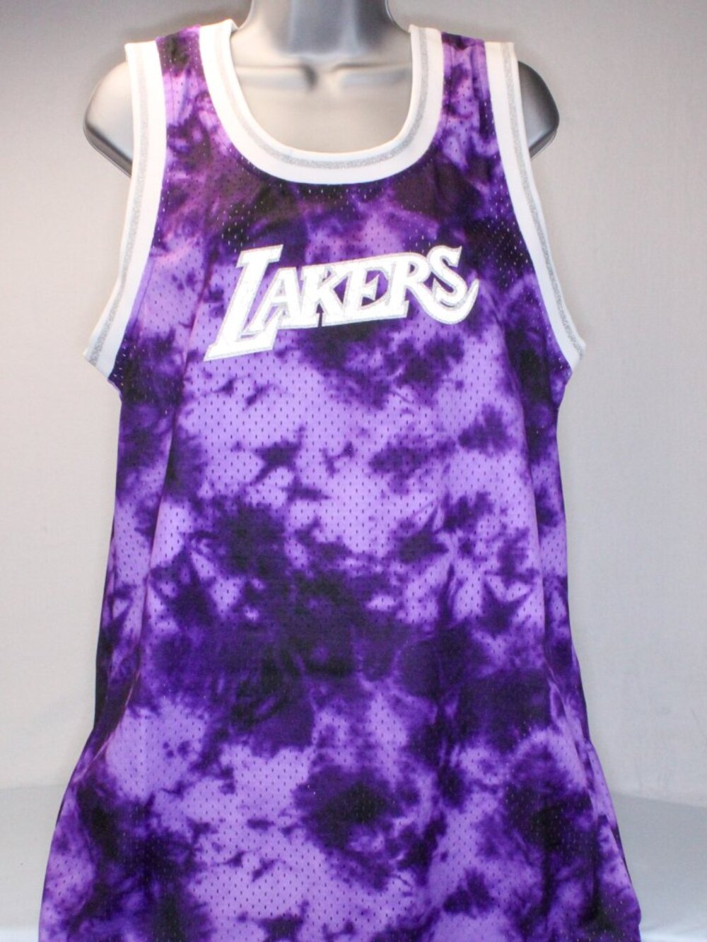 Los Angeles Lakers Galaxy Hardwood Classics Tank Dress Women's Large